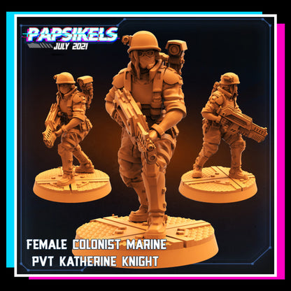 Female Colonist Marine PVT Katherine Knight