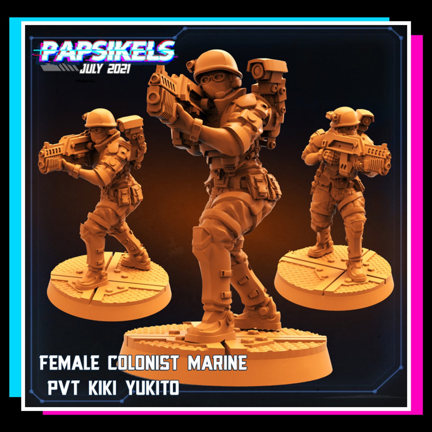 Female Colonist Marine PVT Kiki Yukito