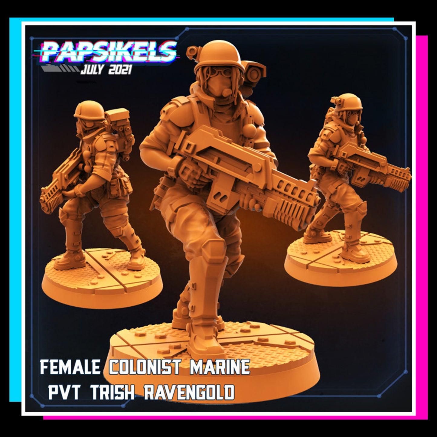 Female Colonist Marine PVT Trish Ravengold