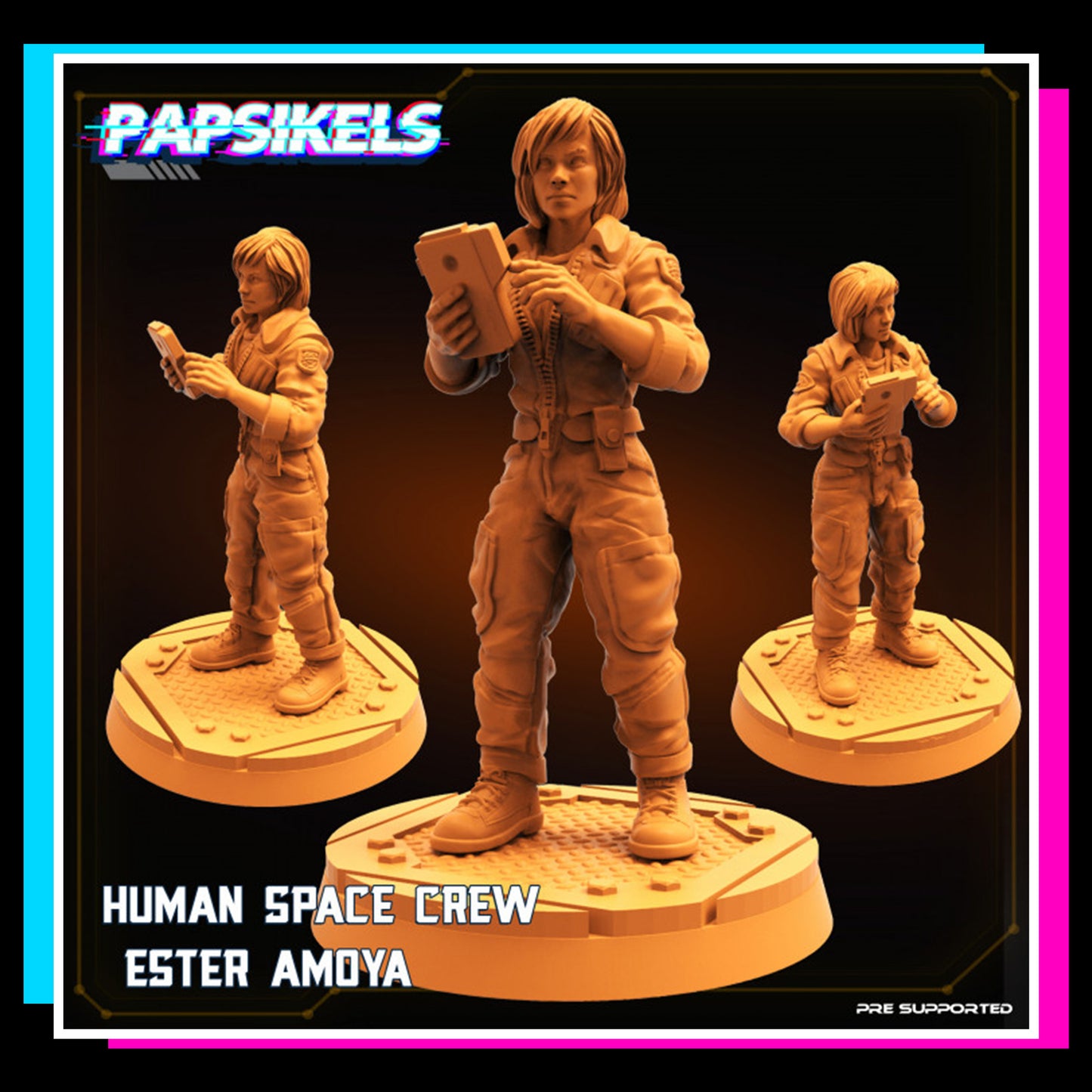 Human Space Crew Ester Amoya