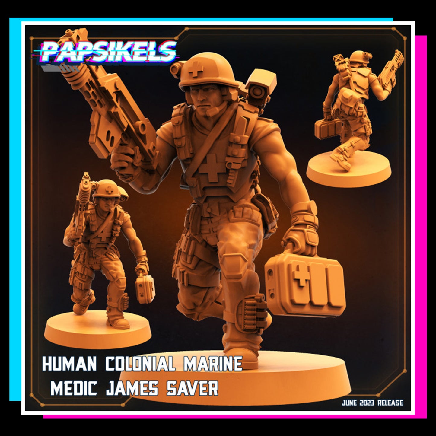 Human Colonial Marine Medic James Saver