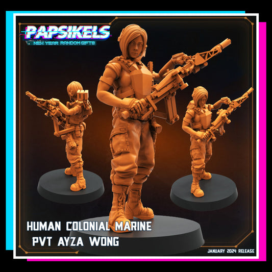 Human Colonial Marine PVT Ayza Wong