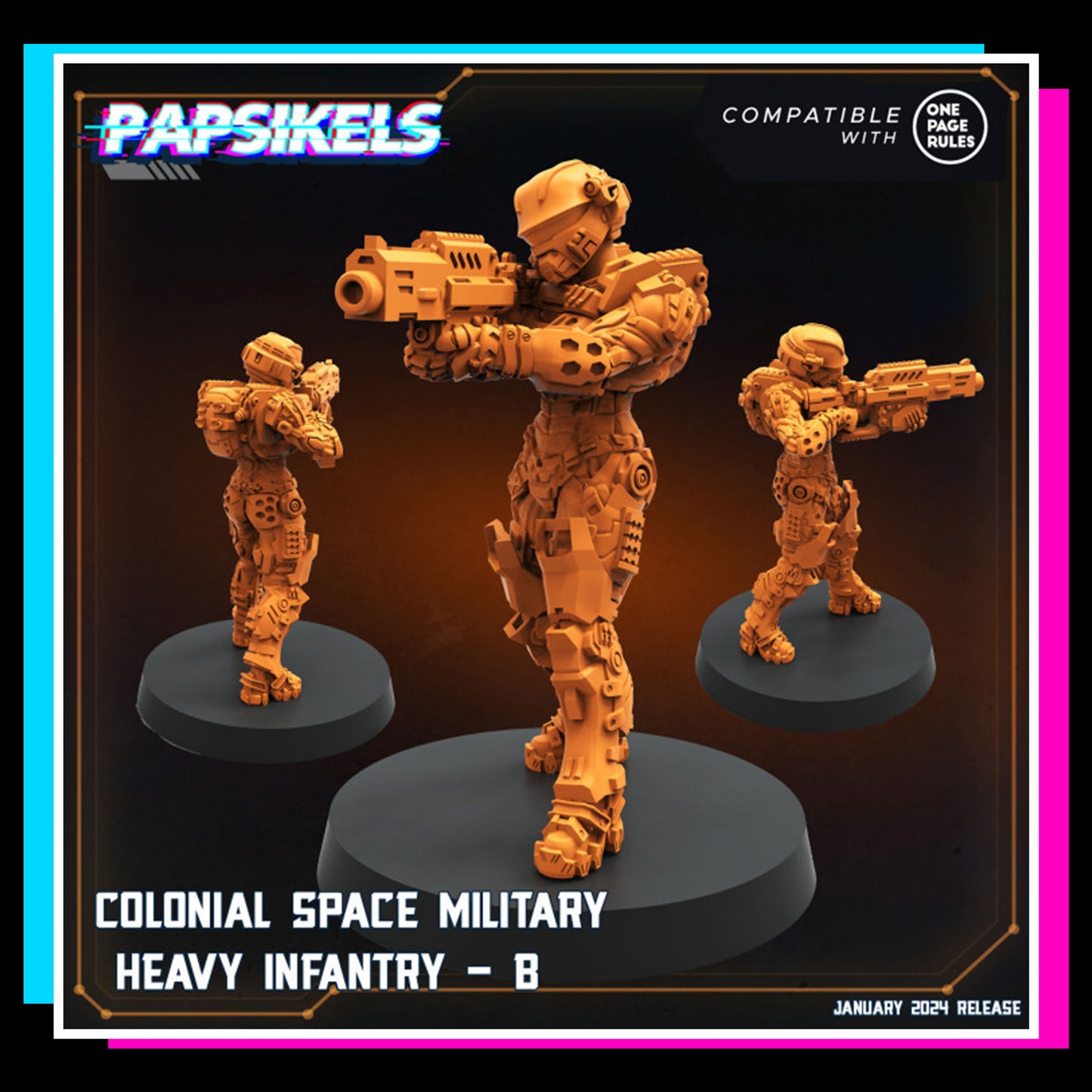 Human Space Military Heavy Infantry B