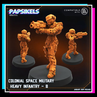 Human Space Military Heavy Infantry B