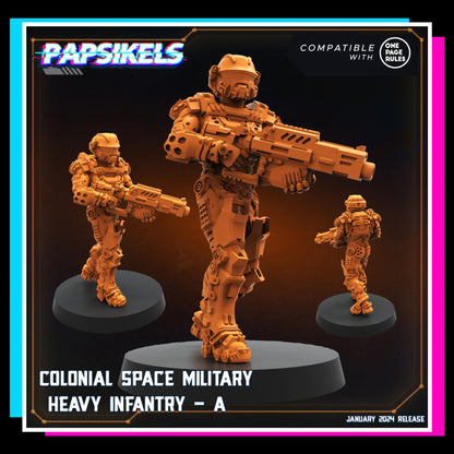 Human Space Military Heavy Infantry A