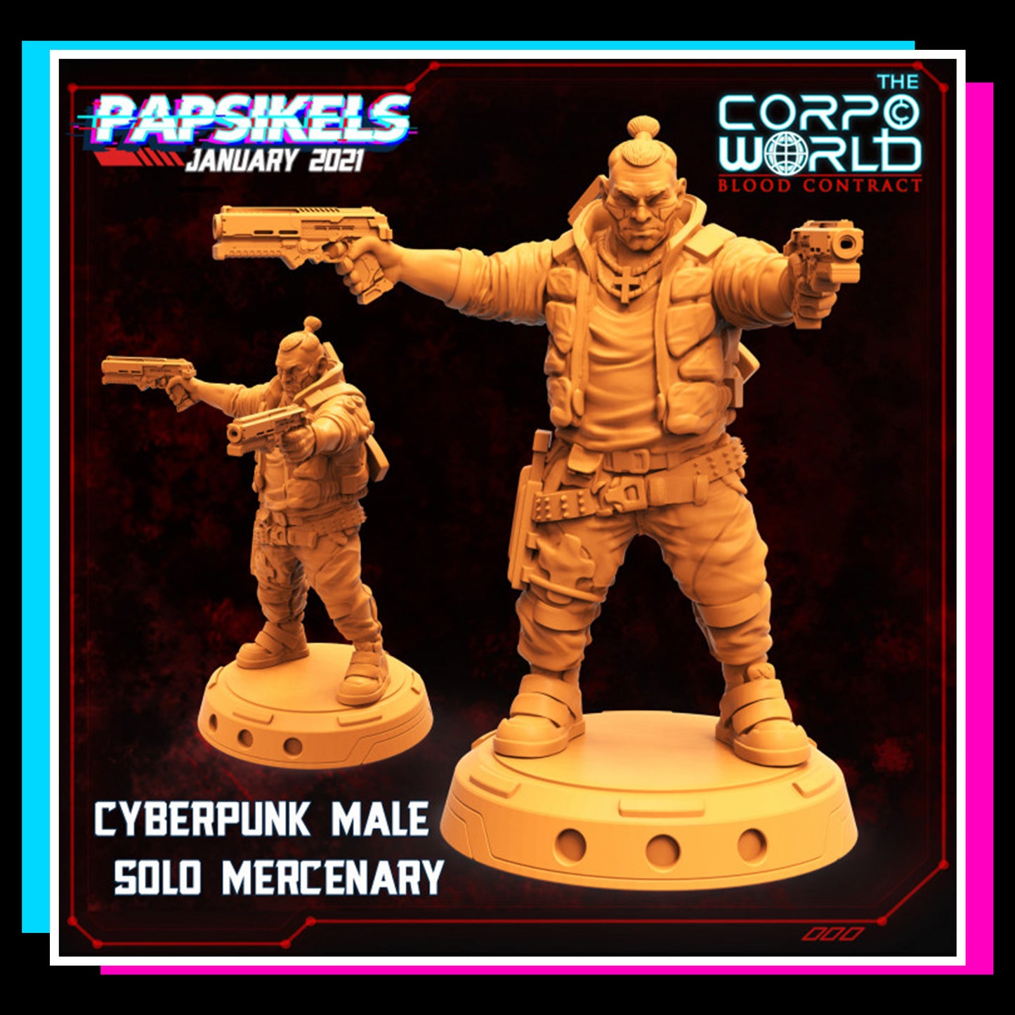 Cyberpunk Male Solo Mercenary