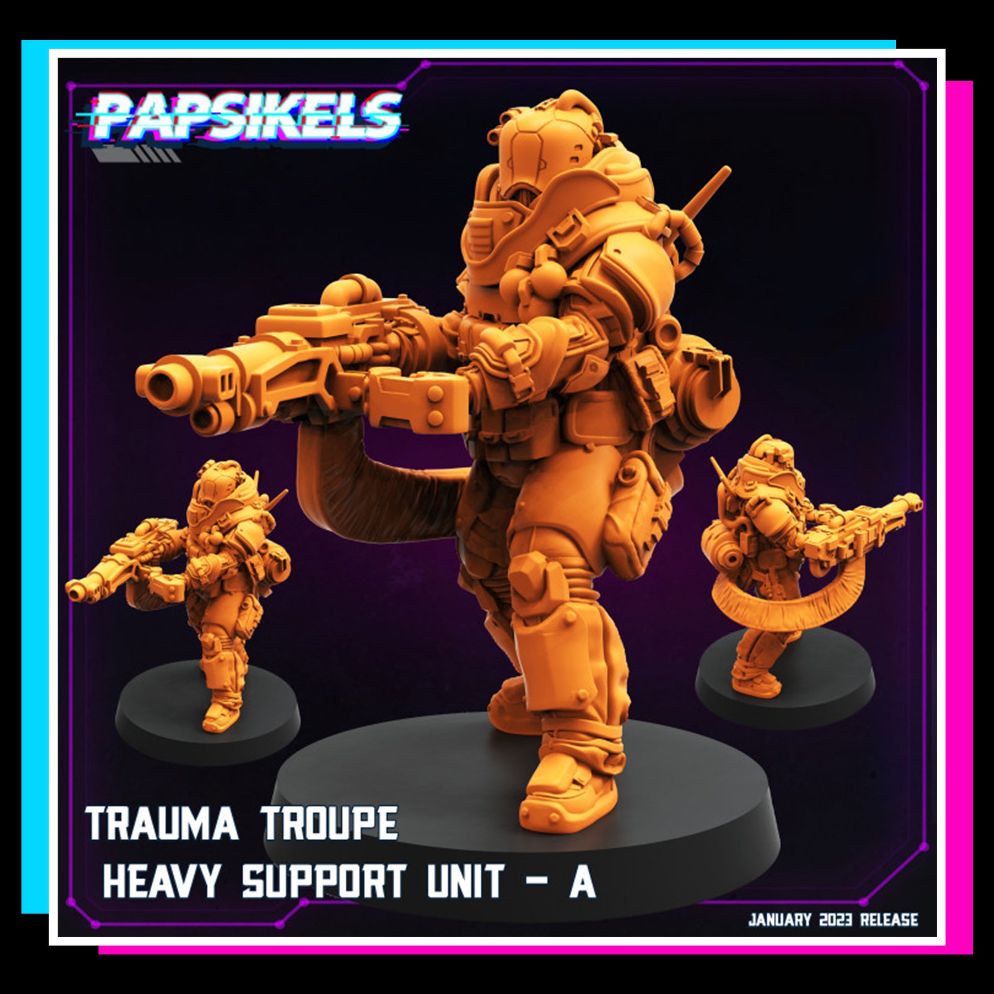 Trauma Troupe Heavy Support Unit A - Cyberpunk | Thorhammer 3D