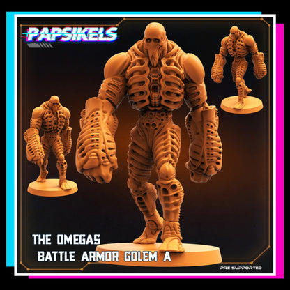 The Omegas Battle Armor Golem A