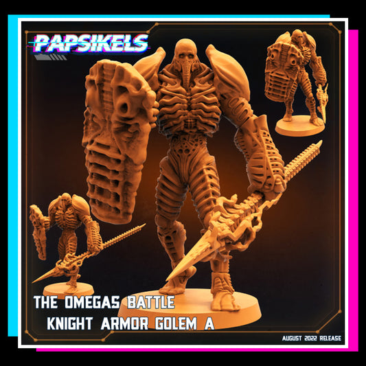 The Omegas Battle Knight Armor Golem A