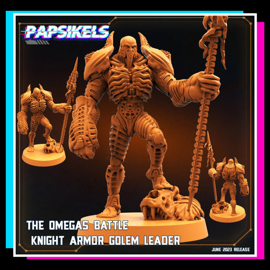 The Omega Battle Knight Armor Golem Leader