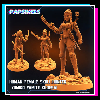 Human Female Skull Hunter Yumiko Yamite Kudesai