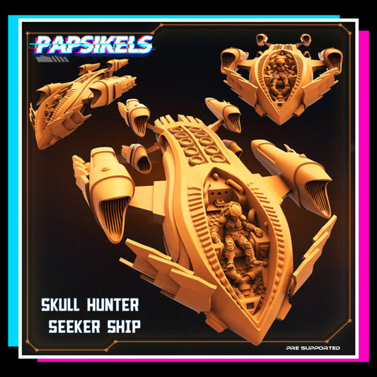 Skull Hunter Seeker Ship Open