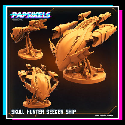 Skull Hunter Seeker Ship Closed