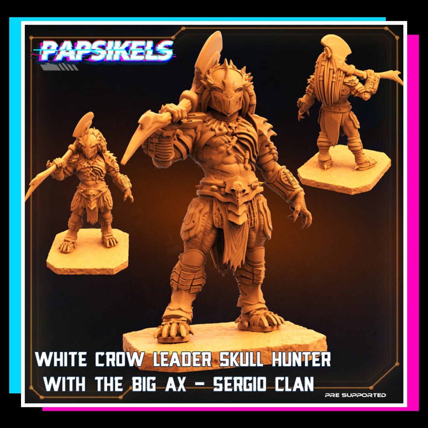 White Crow Leader Skull Hunter Big Ax Queen Slayer Sergio Clan