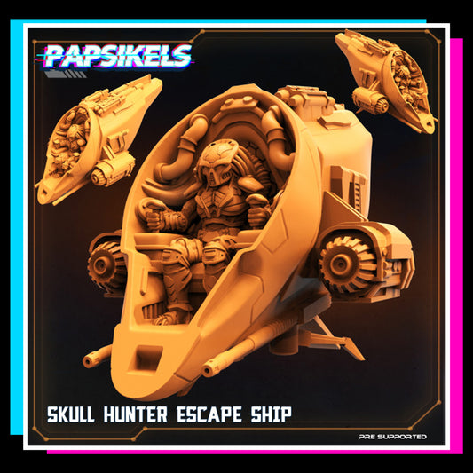 Skull Hunter Escape Ship Open