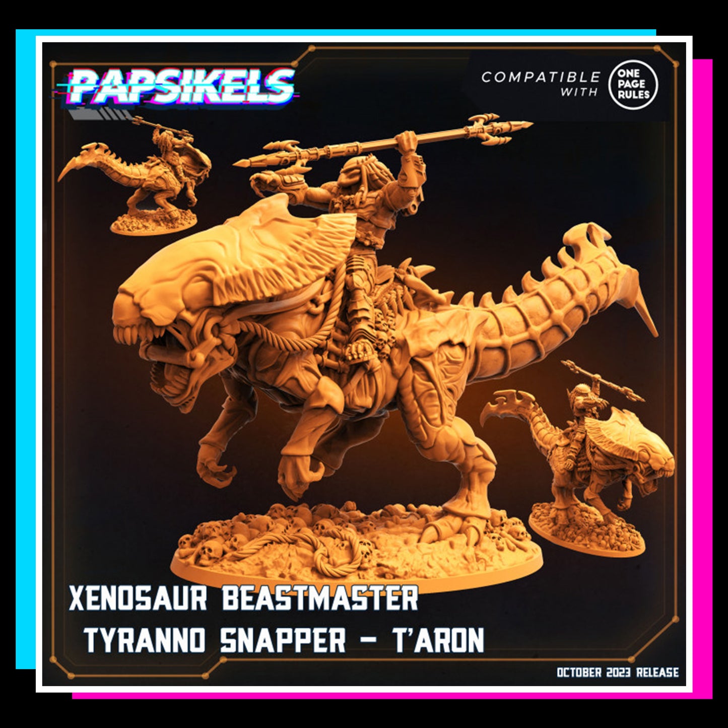 XENOSAUR BEASTMASTER TYRANNO SNAPPER TARON